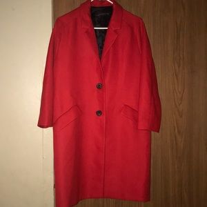 Zara red jacket